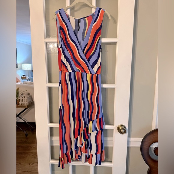 Anthropologie Plenty Tracy Reese Daphne Midi Faux Wrap Summer Dress Size M - Picture 1 of 6